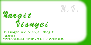 margit visnyei business card